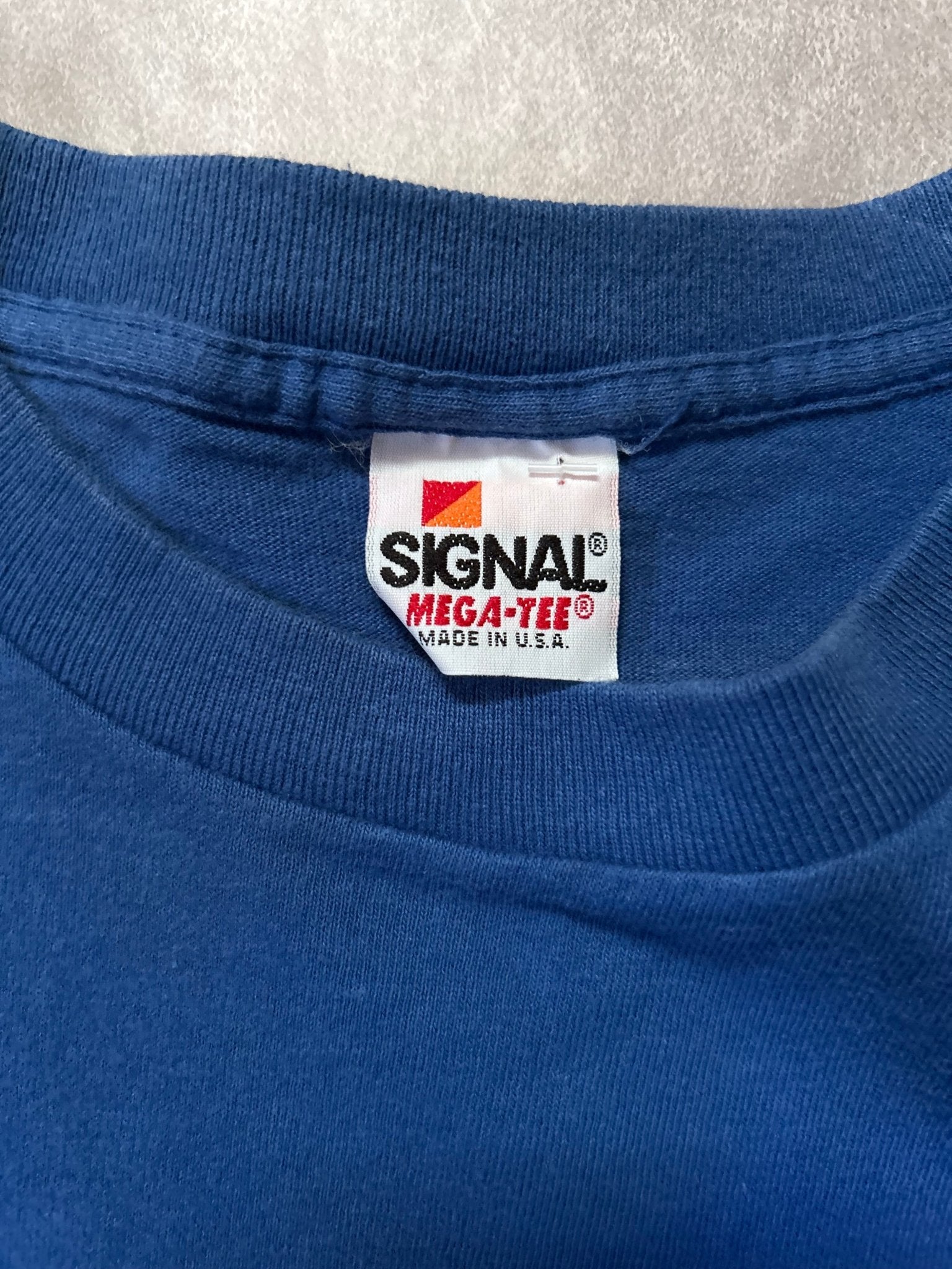 90s Vintage Kansas City Royals Jack Davis Blue T Shirt - L - L | Martin City Vintage