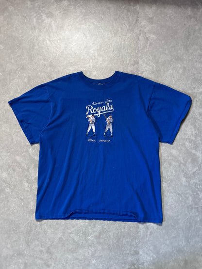 90s Vintage Kansas City Royals Embroidered Players Blue T Shirt - XL - XL | Martin City Vintage
