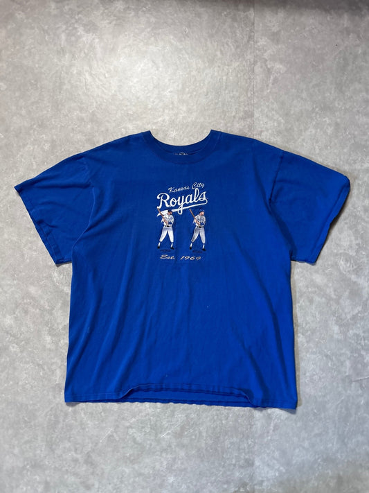 90s Vintage Kansas City Royals Embroidered Players Blue T Shirt - XL - XL | Martin City Vintage