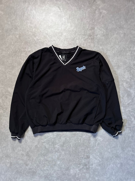 2000s Vintage Kansas City Royals Minimalist Black Pullover - XL - XL | Martin City Vintage