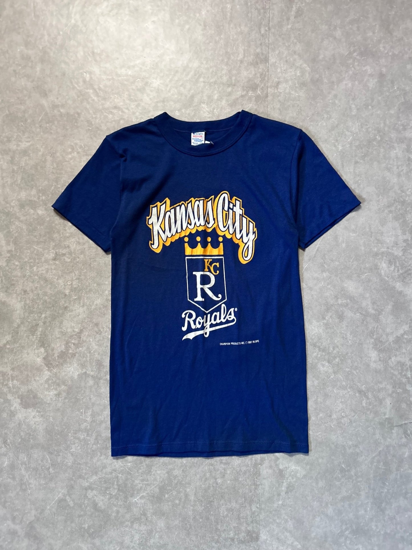 1987 Vintage Kansas City Royals Blue T Shirt - M - M | Martin City Vintage