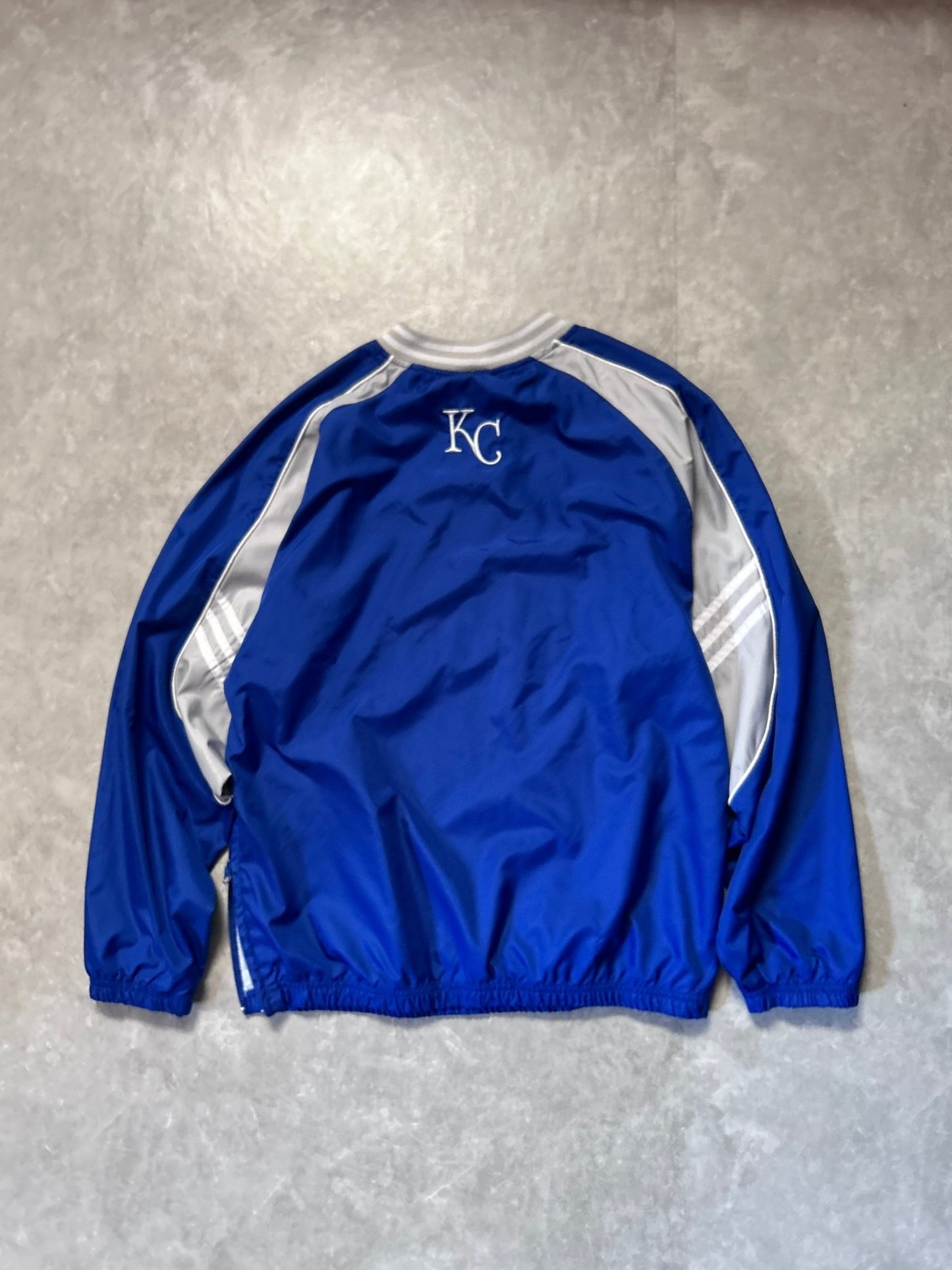 2000s Vintage Kansas City Royals Adidas Blue Pullover - L - L | Martin City Vintage