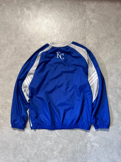 2000s Vintage Kansas City Royals Adidas Blue Pullover - L - L | Martin City Vintage