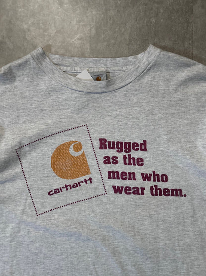 90s Vintage Carhartt Heather Gray T Shirt - L - L | Martin City Vintage