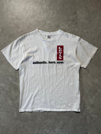 2000s Vintage Levi's White T Shirt - M - M | Martin City Vintage