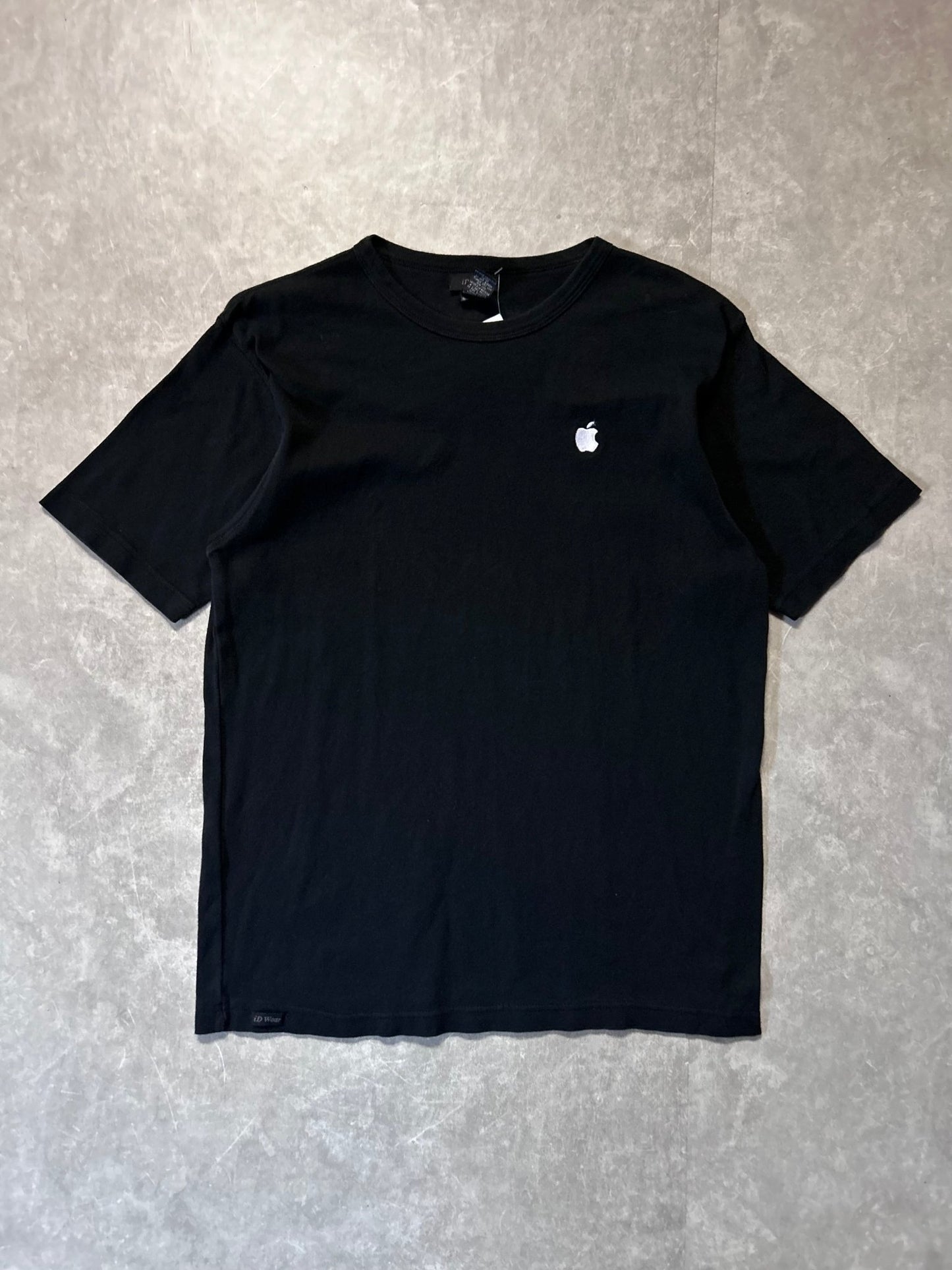 2000s Vintage Apple Embroidered Black T Shirt - L - | Martin City Vintage