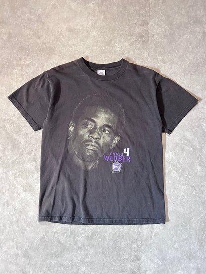 2000s Vintage Sacramento Kings Chris Webber Black T Shirt - M - M | Martin City Vintage