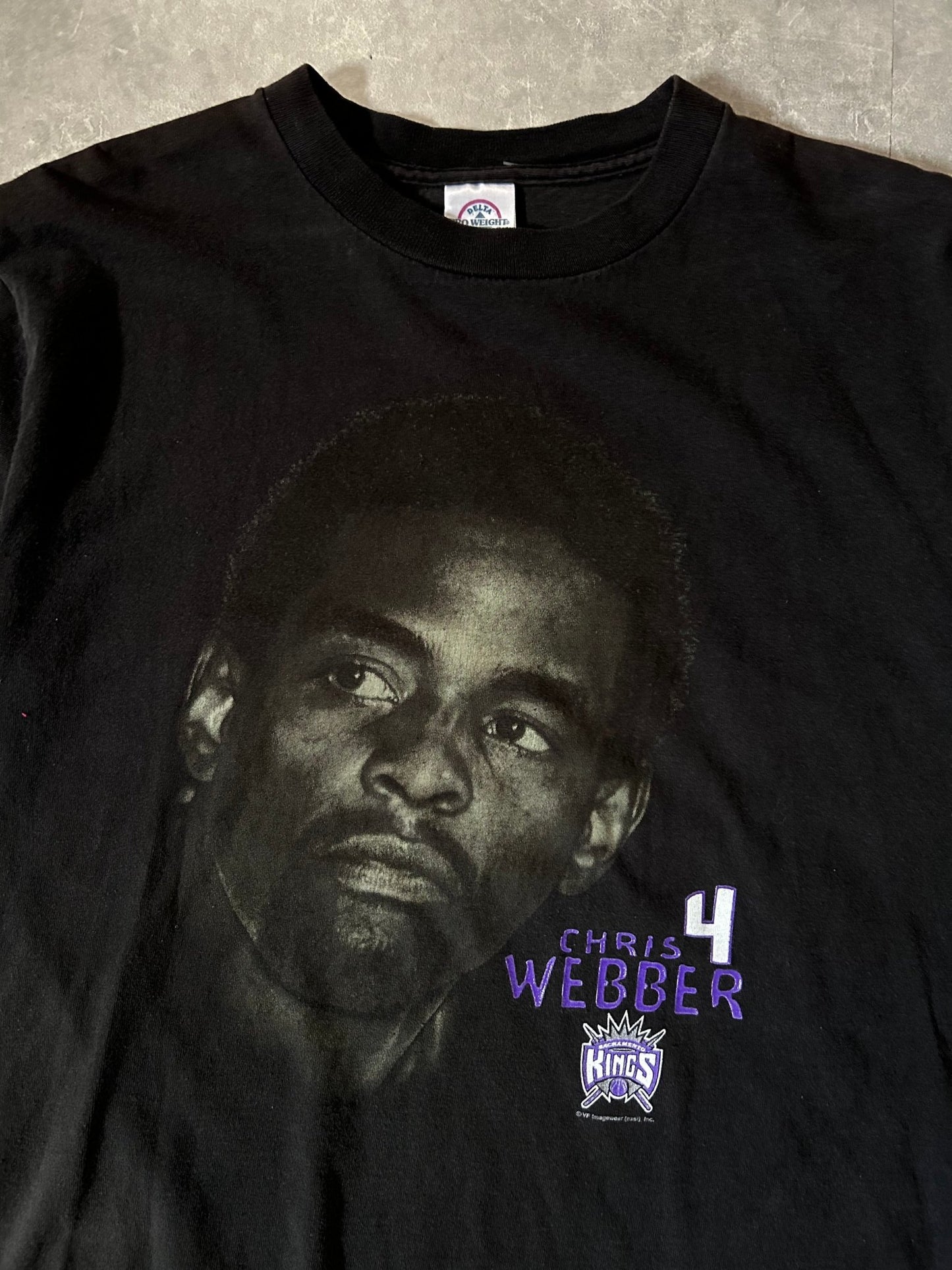 2000s Vintage Sacramento Kings Chris Webber Black T Shirt - M - M | Martin City Vintage