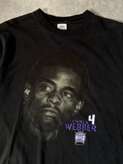 2000s Vintage Sacramento Kings Chris Webber Black T Shirt - M - M | Martin City Vintage
