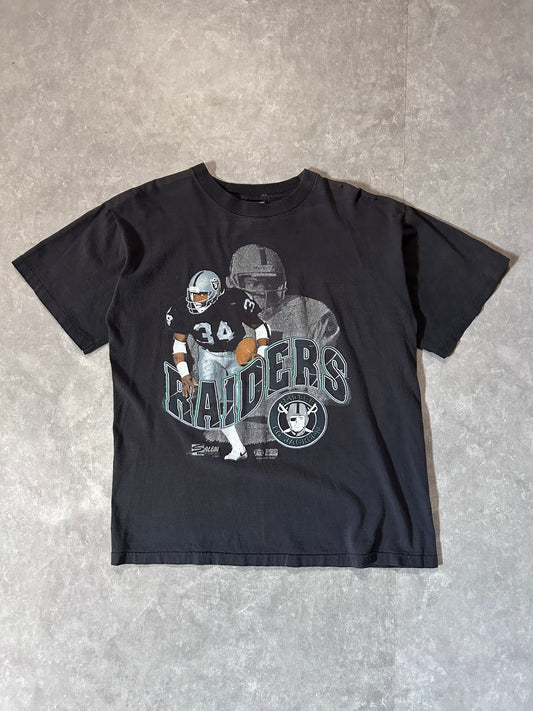 1990 Vintage Bo Jackson Los Angeles Raider Salem Black T Shirt - L - L | Martin City Vintage