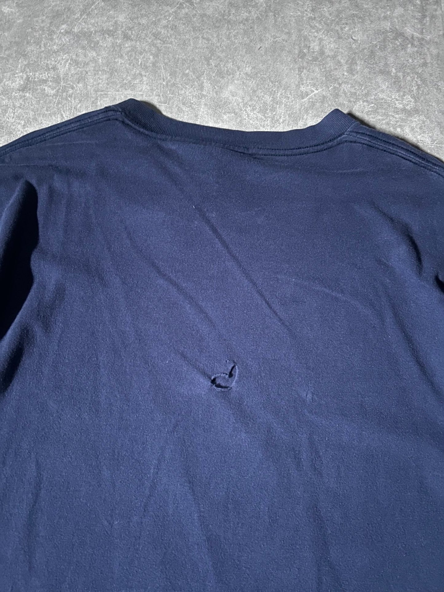 90's Vintage New York Yankees Nike Navy T-Shirt - L - L | Martin City Vintage