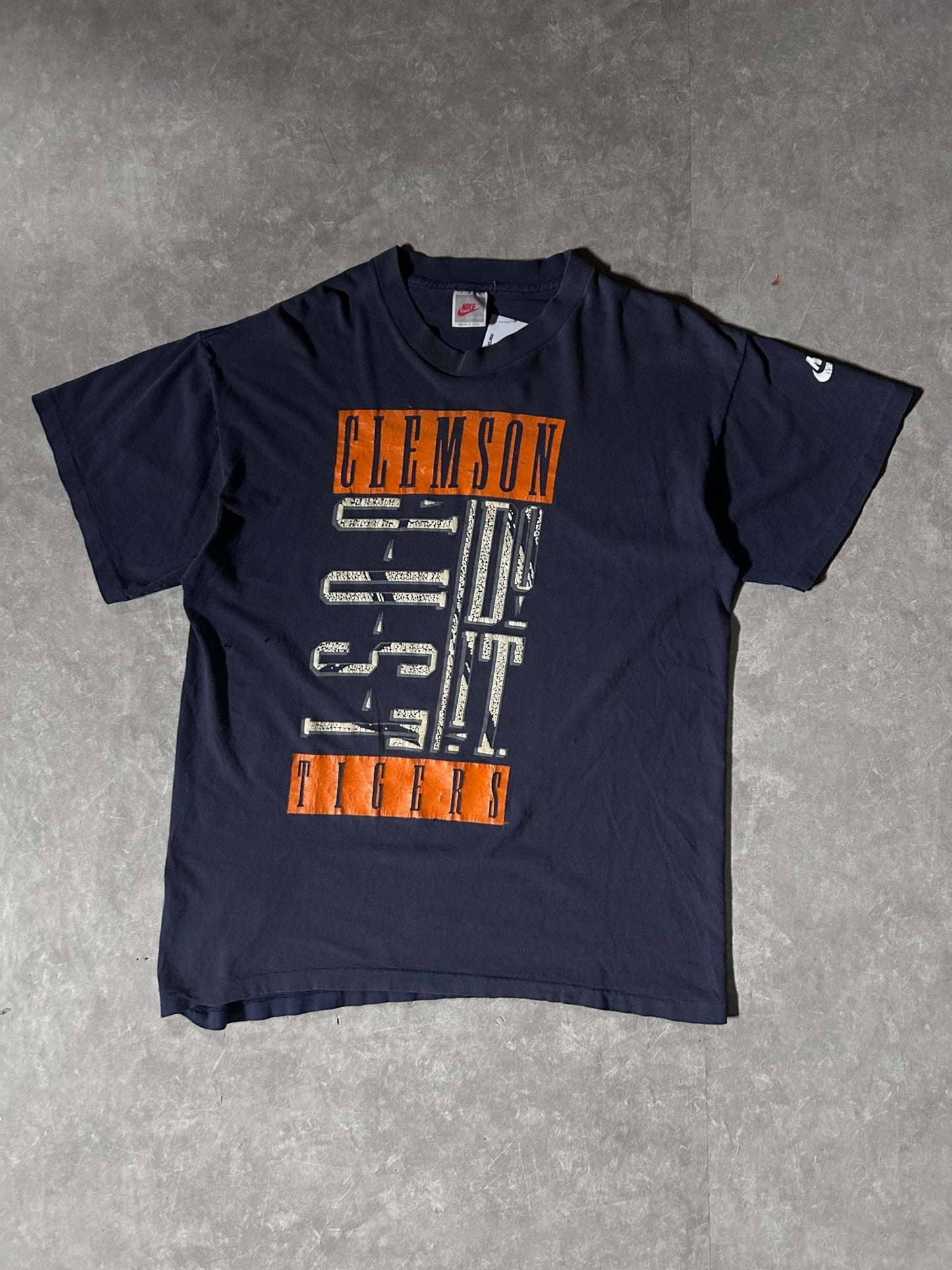 2000's Vintage Clemson Tigers Nike Navy T-Shirt - L - L | Martin City Vintage