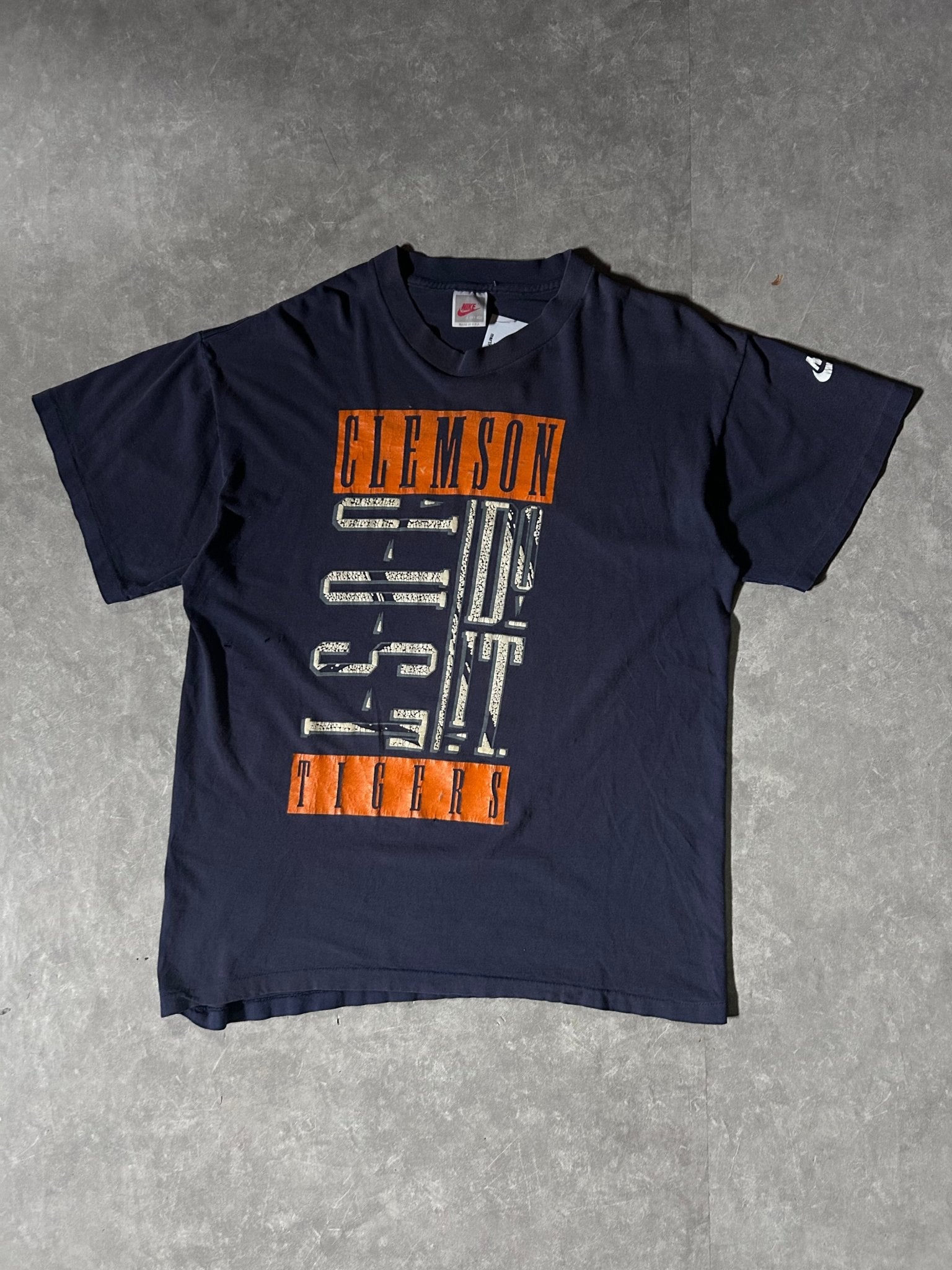 2000's Vintage Clemson Tigers Nike Navy T-Shirt - L - L | Martin City Vintage