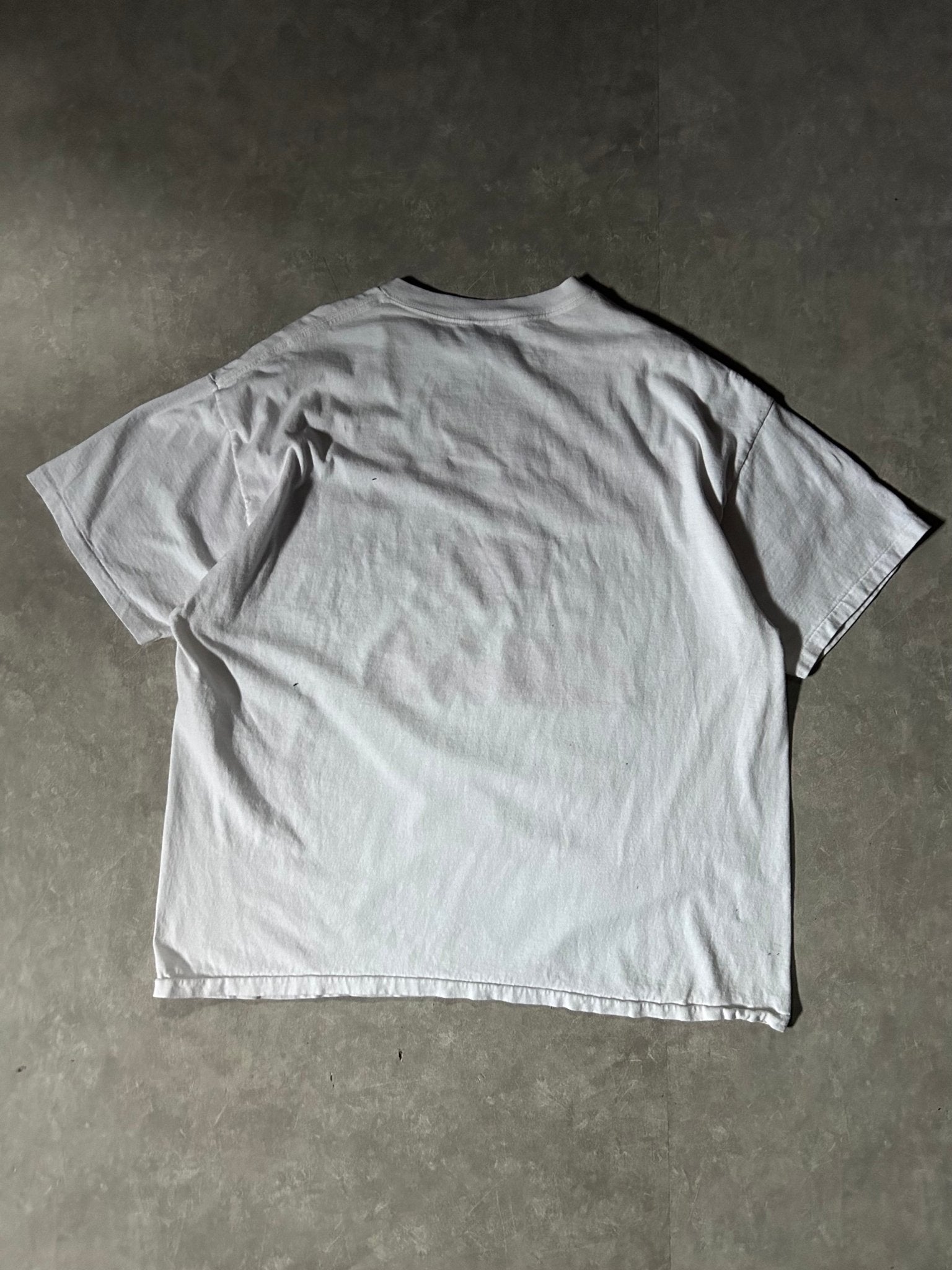 90's Vintage Kansas City Chiefs Spell Out White T-Shirt - XXL - XXL | Martin City Vintage