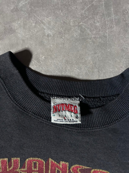 90's Vintage Kansas City Chiefs Nutmeg Black Crewneck - L - L | Martin City Vintage