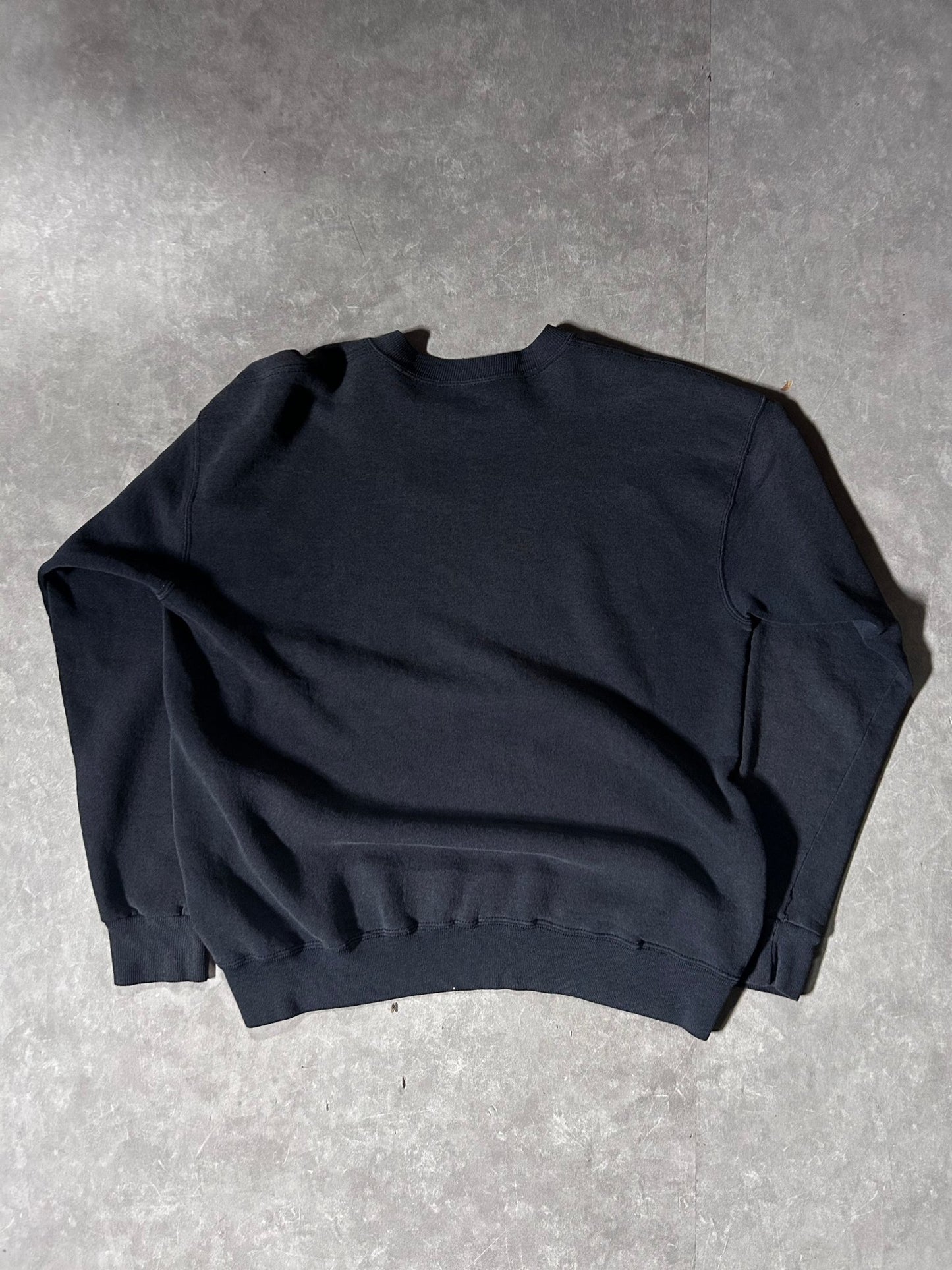 90's Vintage Kansas City Chiefs Nutmeg Black Crewneck - L - L | Martin City Vintage