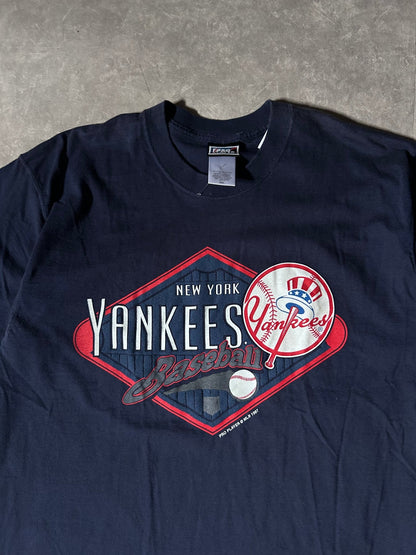 2000's Vintage New York Yankees Pro PlayerNavy T-Shirt - L - L | Martin City Vintage