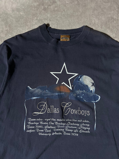 90's Vintage Dallas Cowboys Nutmeg Navy T-Shirt - XL - XL | Martin City Vintage