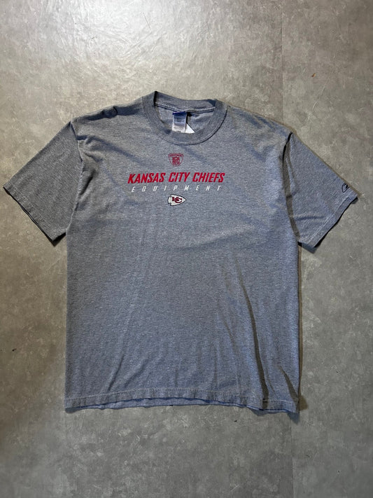 2000's Vintage Kansas City Chiefs Reebok Gray T-Shirt - L - L | Martin City Vintage