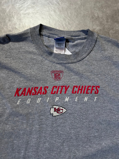 2000's Vintage Kansas City Chiefs Reebok Gray T-Shirt - L - L | Martin City Vintage