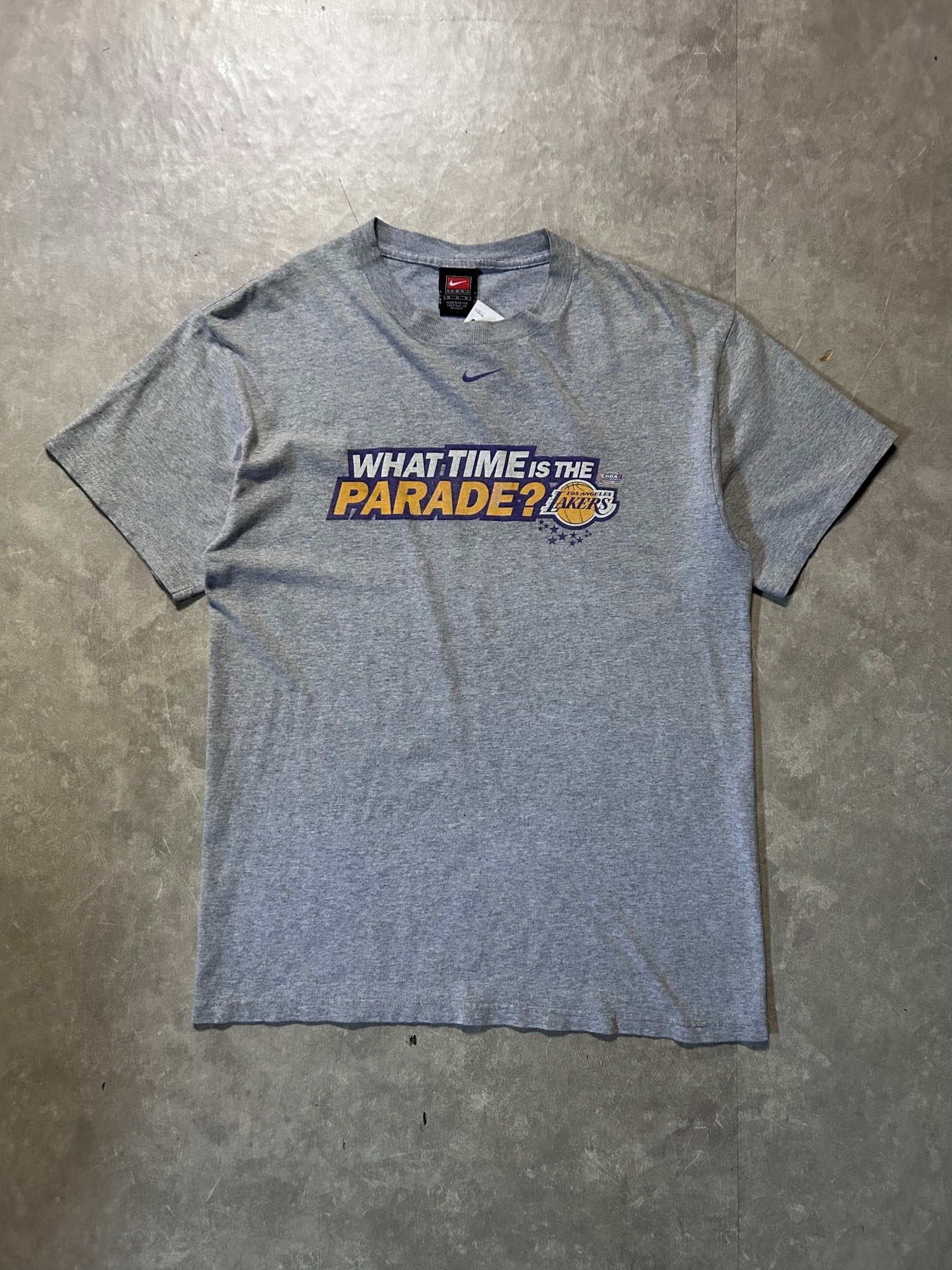 2000's Vintage Los Angeles Lakers Nike Gray T-Shirt - M - M | Martin City Vintage