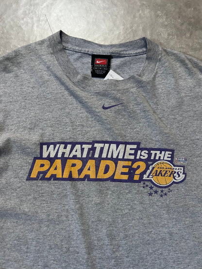2000's Vintage Los Angeles Lakers Nike Gray T-Shirt - M - M | Martin City Vintage