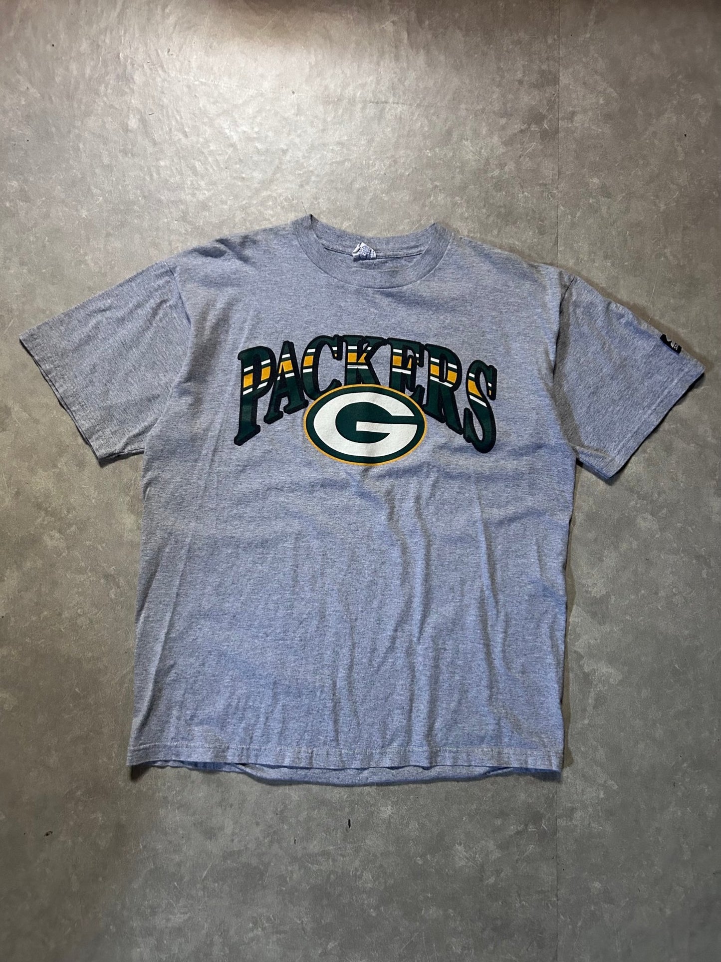 90's Vintage Green Bay Packers Starter Gray T-Shirt - L - L | Martin City Vintage