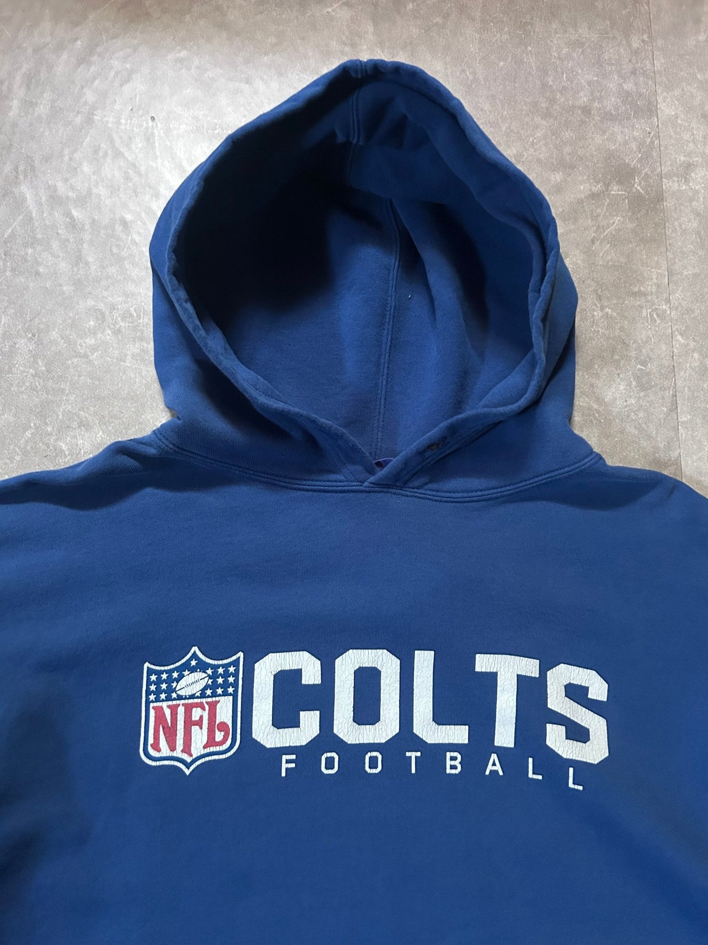 2000's Vintage Indianapolis Colts Reebok Blue Hoodie - XL - XL | Martin City Vintage