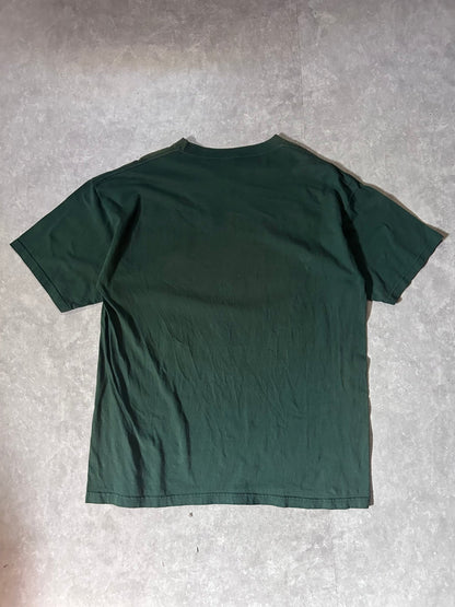 90's Vintage Brett Favre Green Bay Packers Green T-Shirt - L - L | Martin City Vintage
