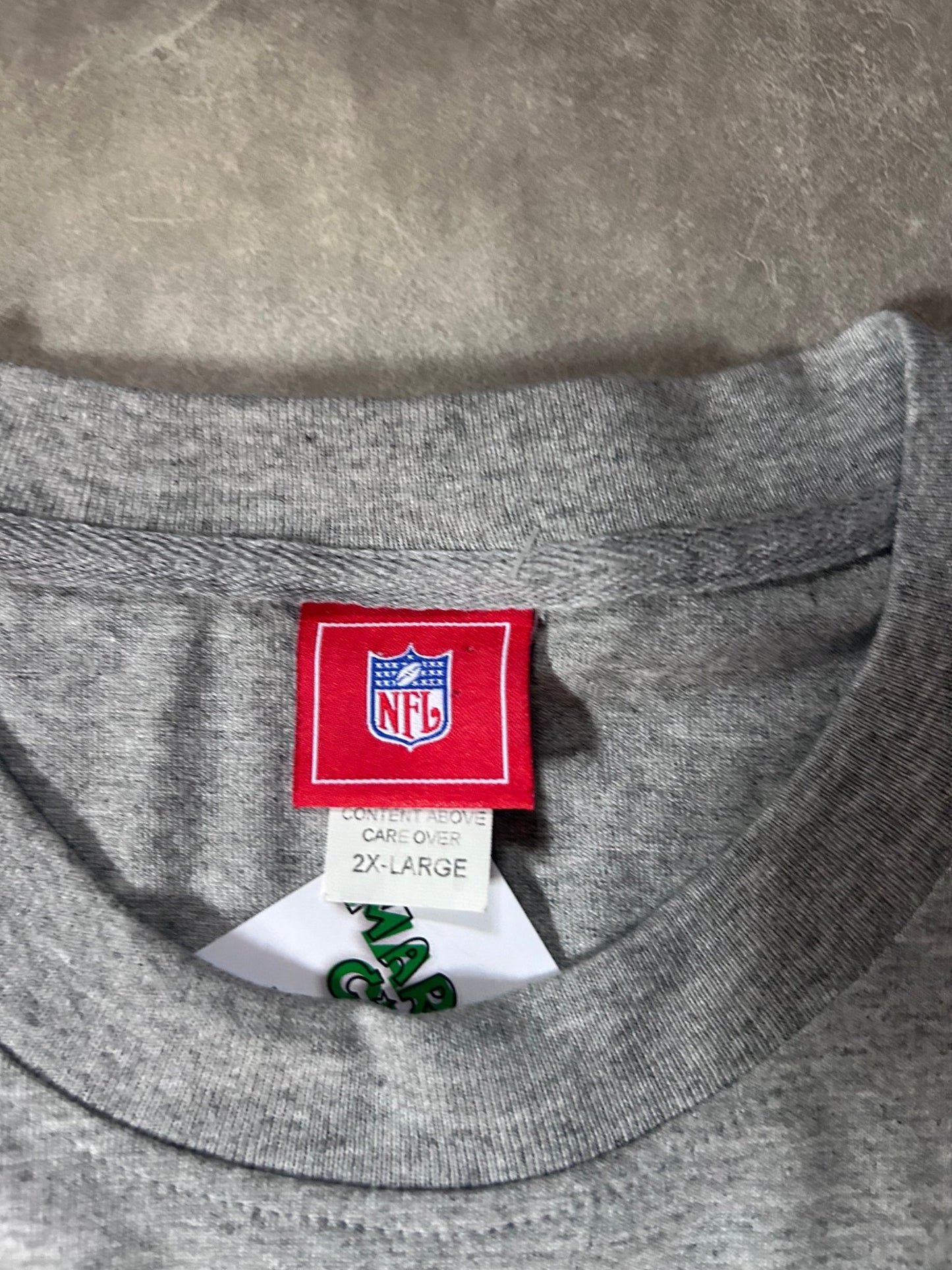 2000's Vintage New York Jets Embroidered Grey T-Shirt - XXL - XXL | Martin City Vintage