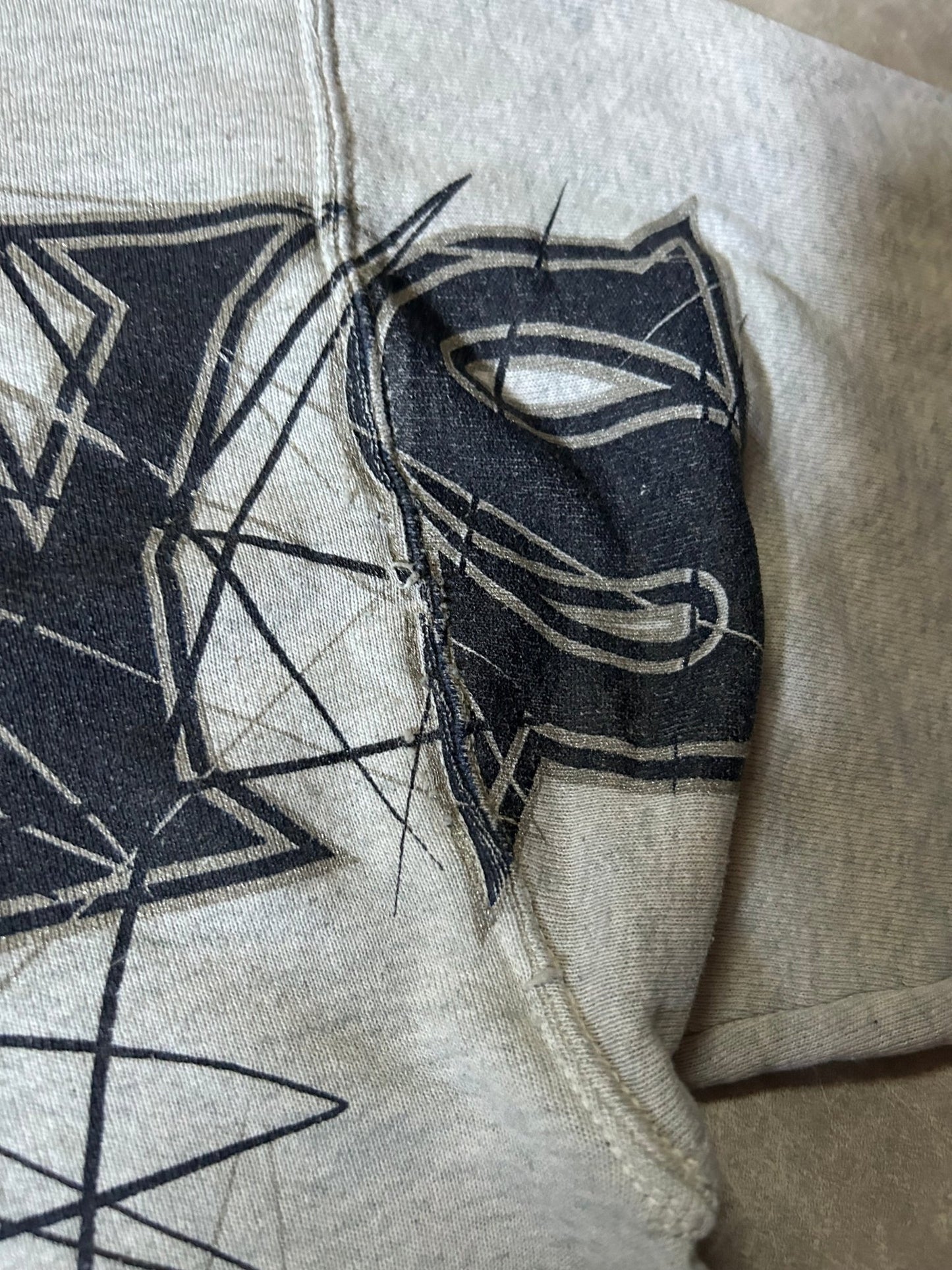 90's Vintage Dallas Cowboys Spell - Out Grey Crewneck - XL - XL | Martin City Vintage