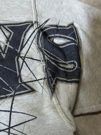 90's Vintage Dallas Cowboys Spell - Out Grey Crewneck - XL - XL | Martin City Vintage