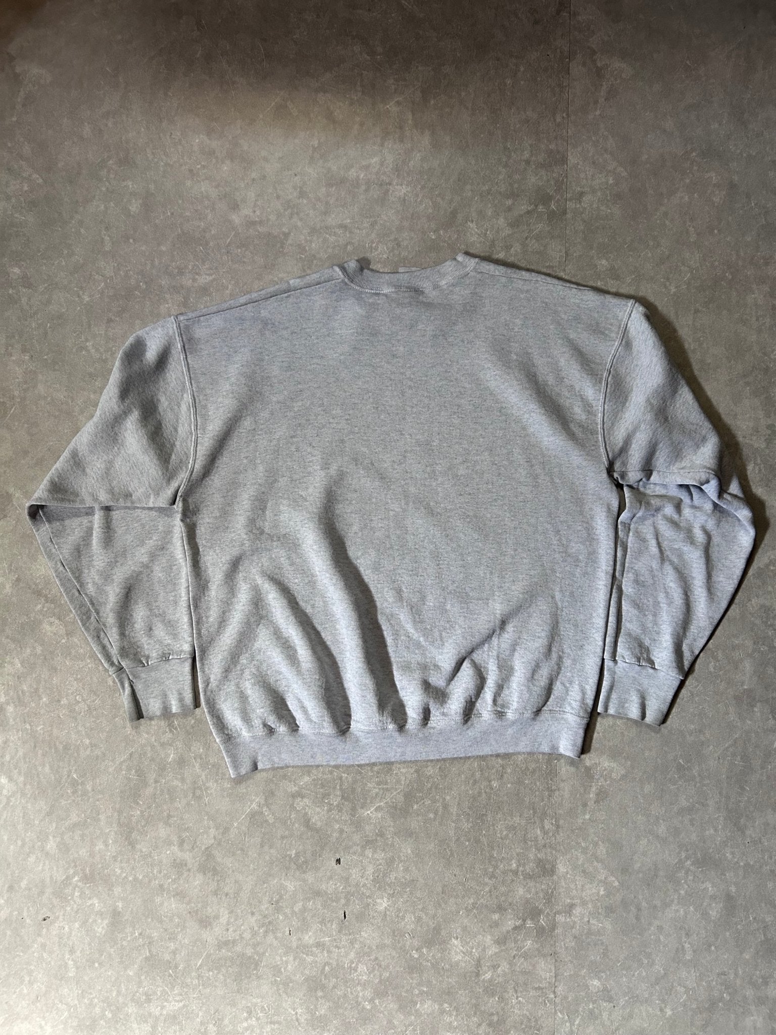 90's Vintage Dallas Cowboys Spell - Out Grey Crewneck - XL - XL | Martin City Vintage