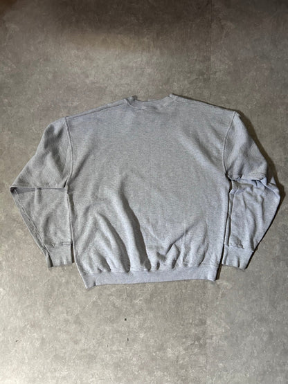 90's Vintage Dallas Cowboys Spell - Out Grey Crewneck - XL - XL | Martin City Vintage