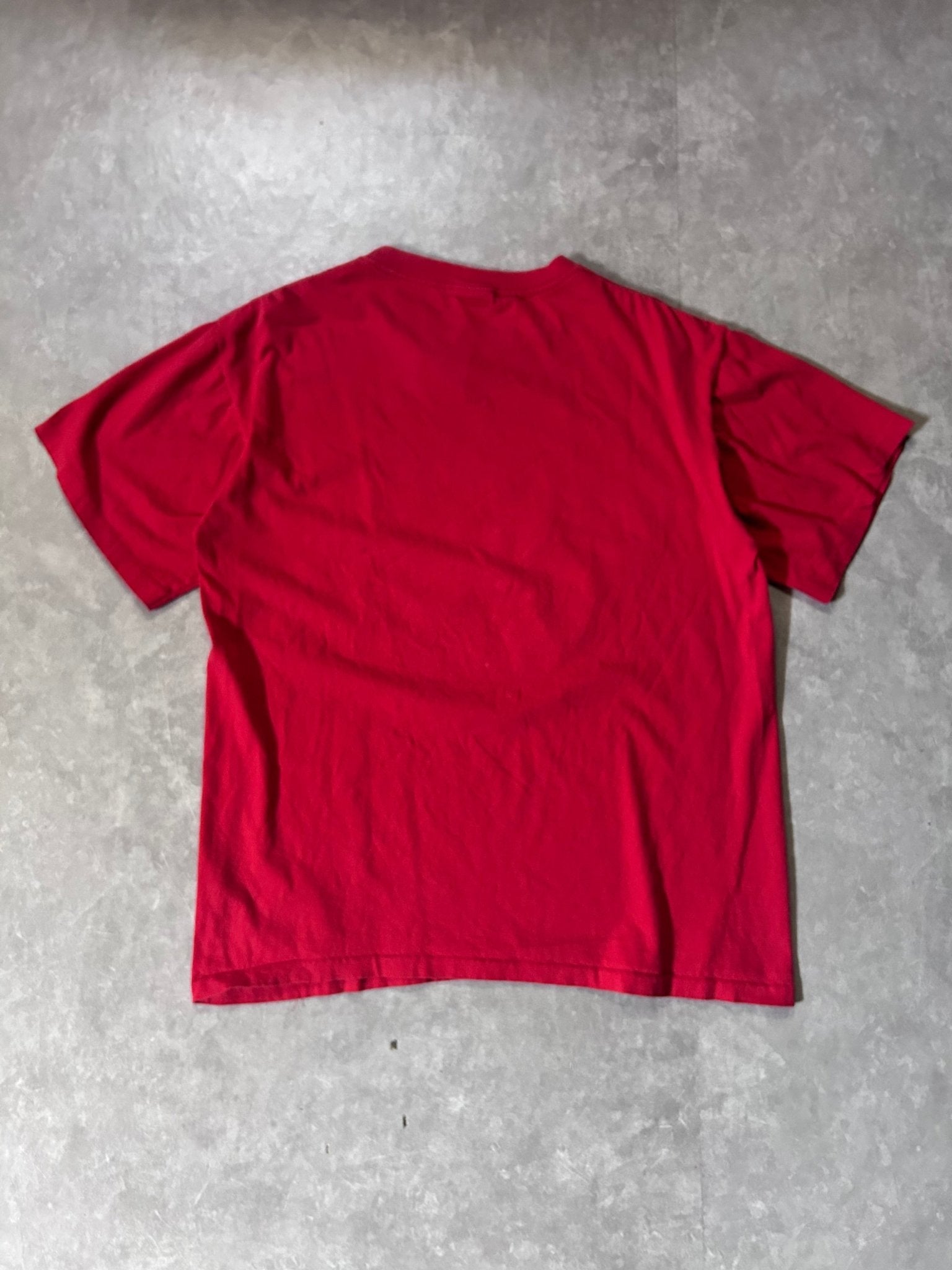 90's Vintage Kansas City Chiefs Nutmeg Red T-Shirt - XL - XL | Martin City Vintage
