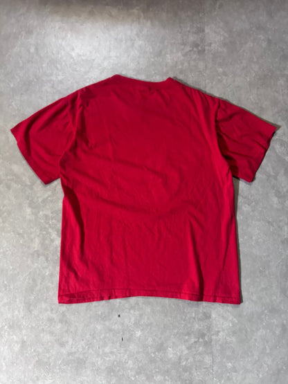 90's Vintage Kansas City Chiefs Nutmeg Red T-Shirt - XL - XL | Martin City Vintage