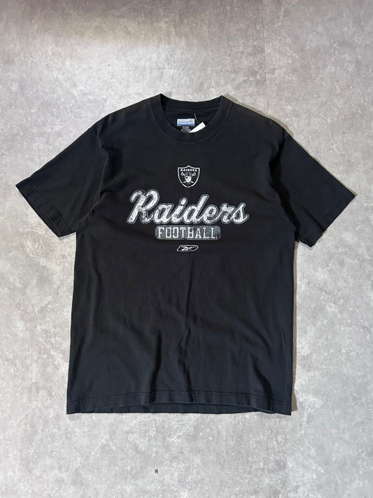 2000's Vintage Oakland Raiders Reebok Black T-Shirt - M - M | Martin City Vintage