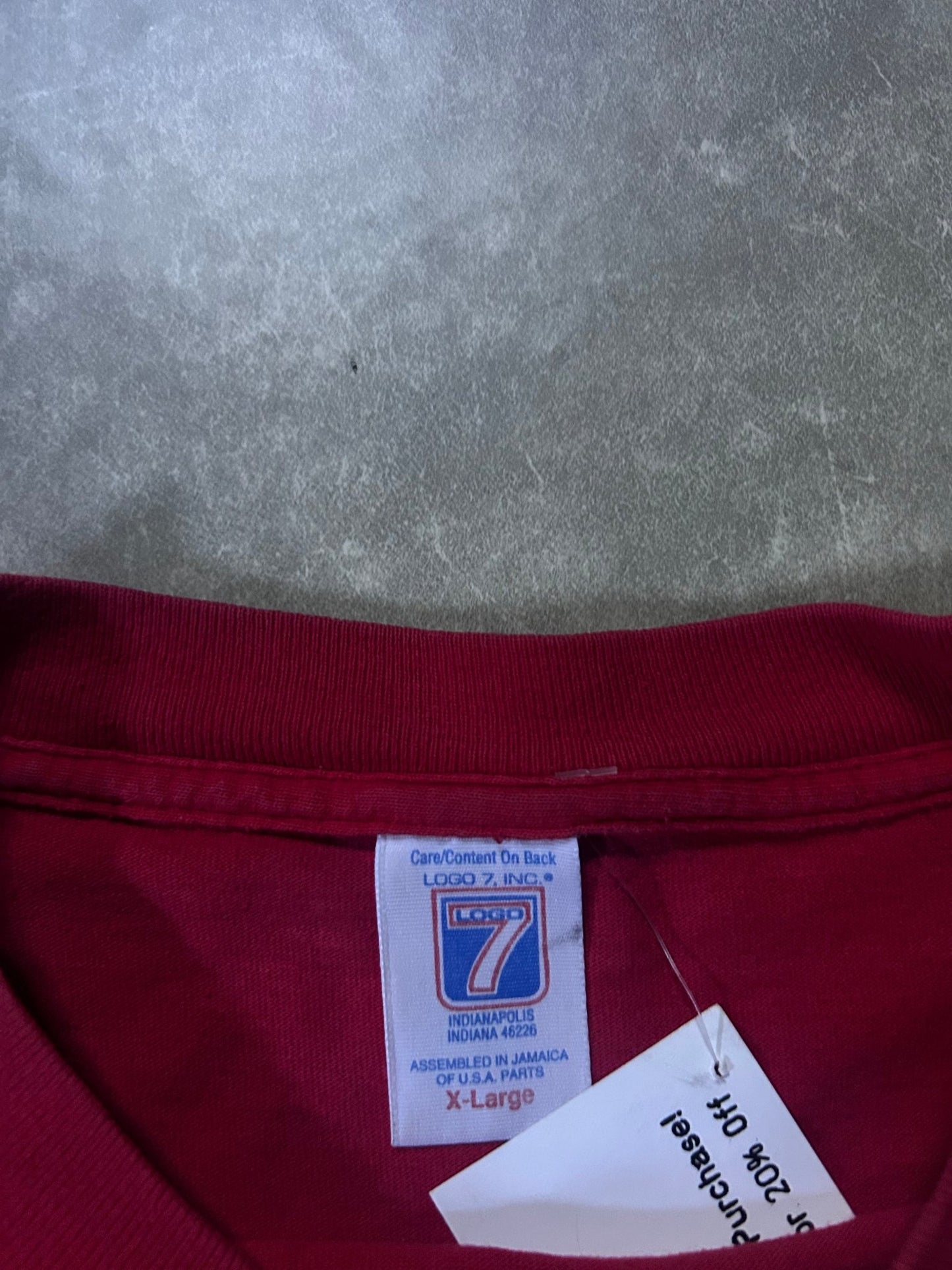 90's Vintage Kansas City Chiefs Wing Print Red T-Shirt - XL - XL | Martin City Vintage