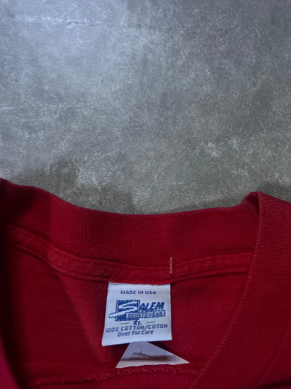 90's Vintage Kansas City Chiefs Salem Red T-Shirt - XL - XL | Martin City Vintage