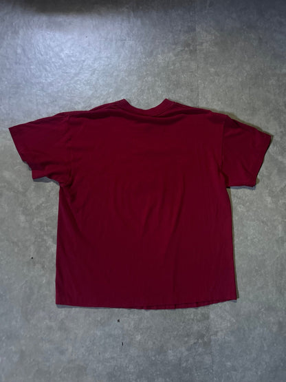90's Vintage Kansas City Chiefs AFC Western Division Red T-Shirt - XL - XL | Martin City Vintage