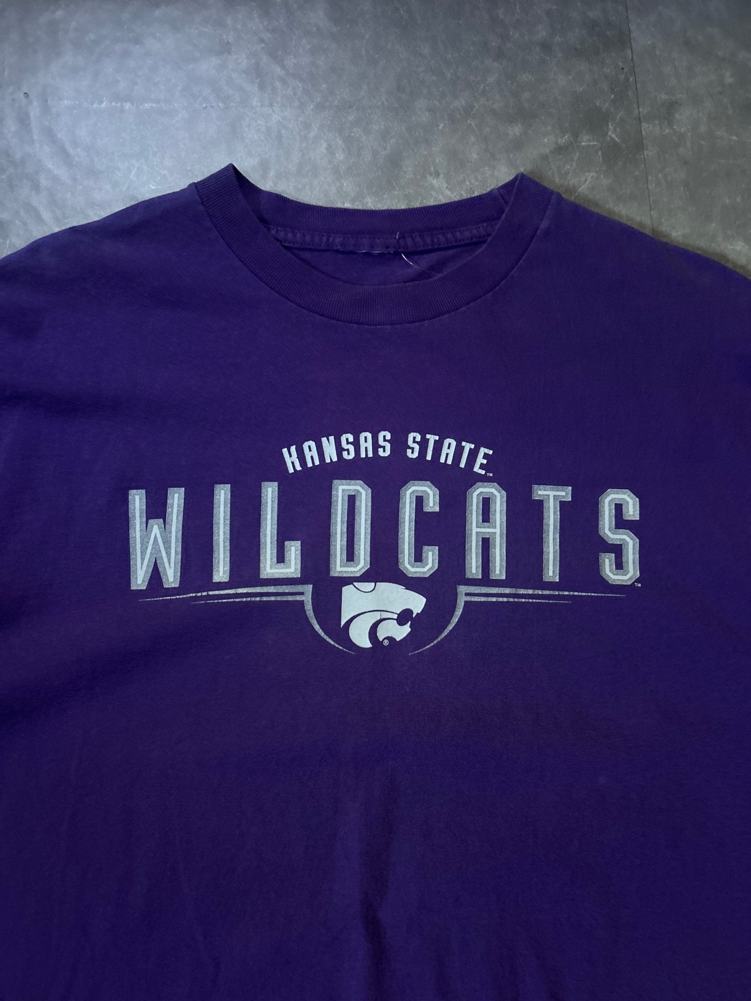 90's Vintage Kansas State Wildcats Purple T-Shirt - M - M | Martin City Vintage
