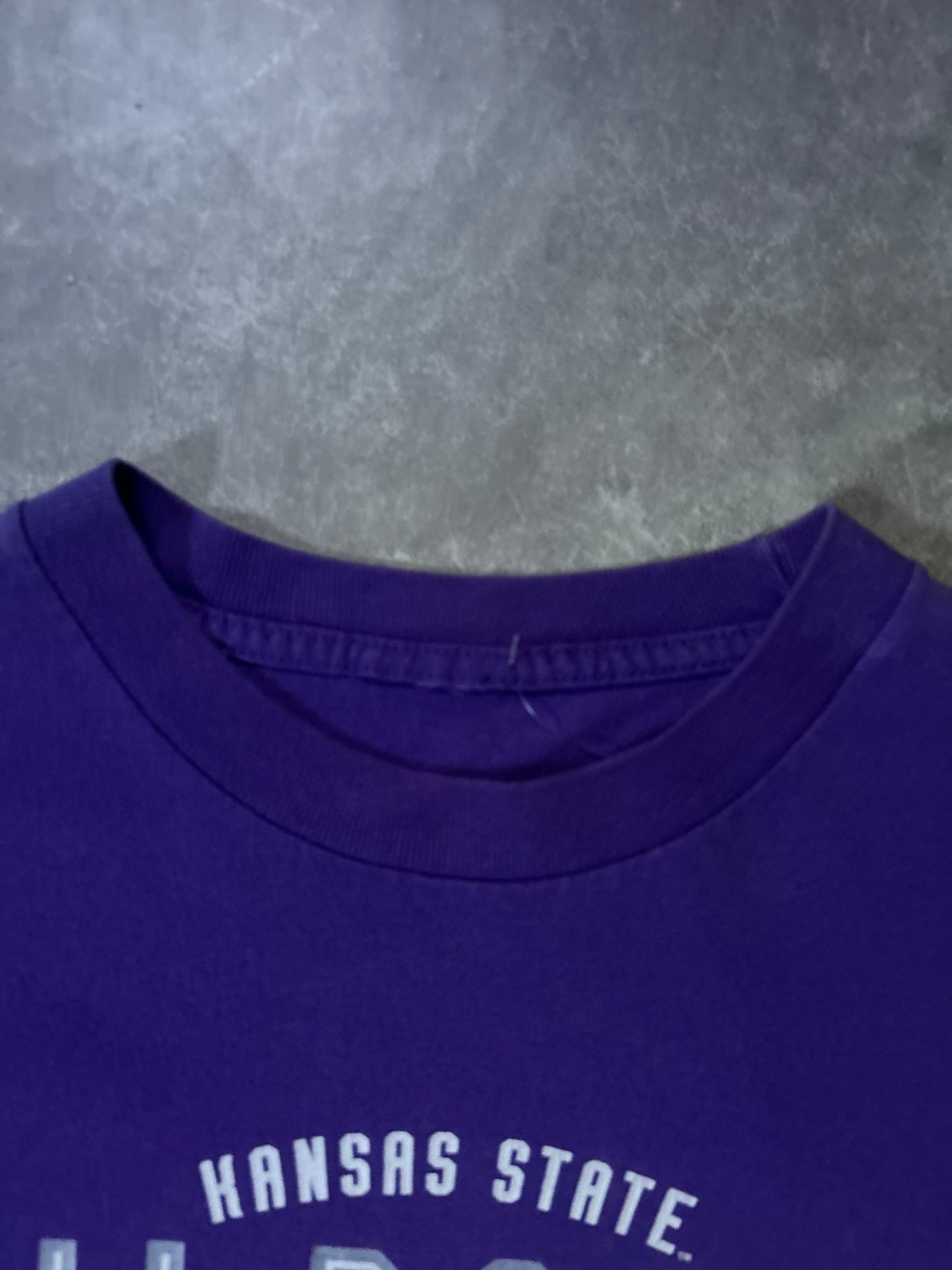 90's Vintage Kansas State Wildcats Purple T-Shirt - M - M | Martin City Vintage