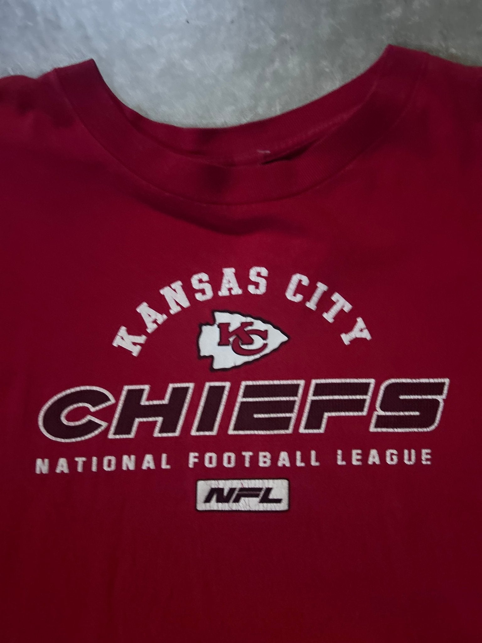 2000's Vintage Kansas City Chiefs NFL Red T-Shirt - XL - M | Martin City Vintage