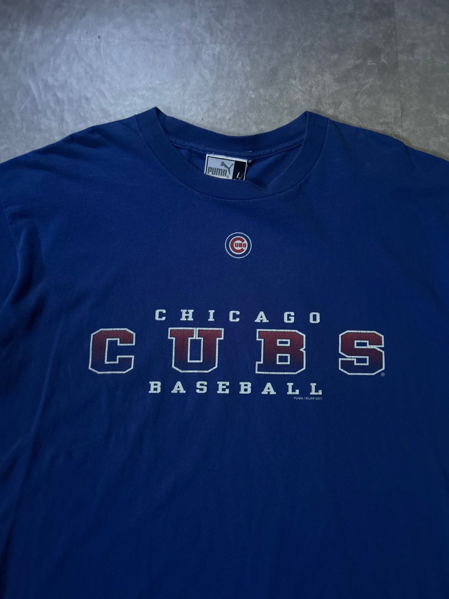 2000's Vintage Chicago Cubs Puma Blue T-Shirt - L - L | Martin City Vintage