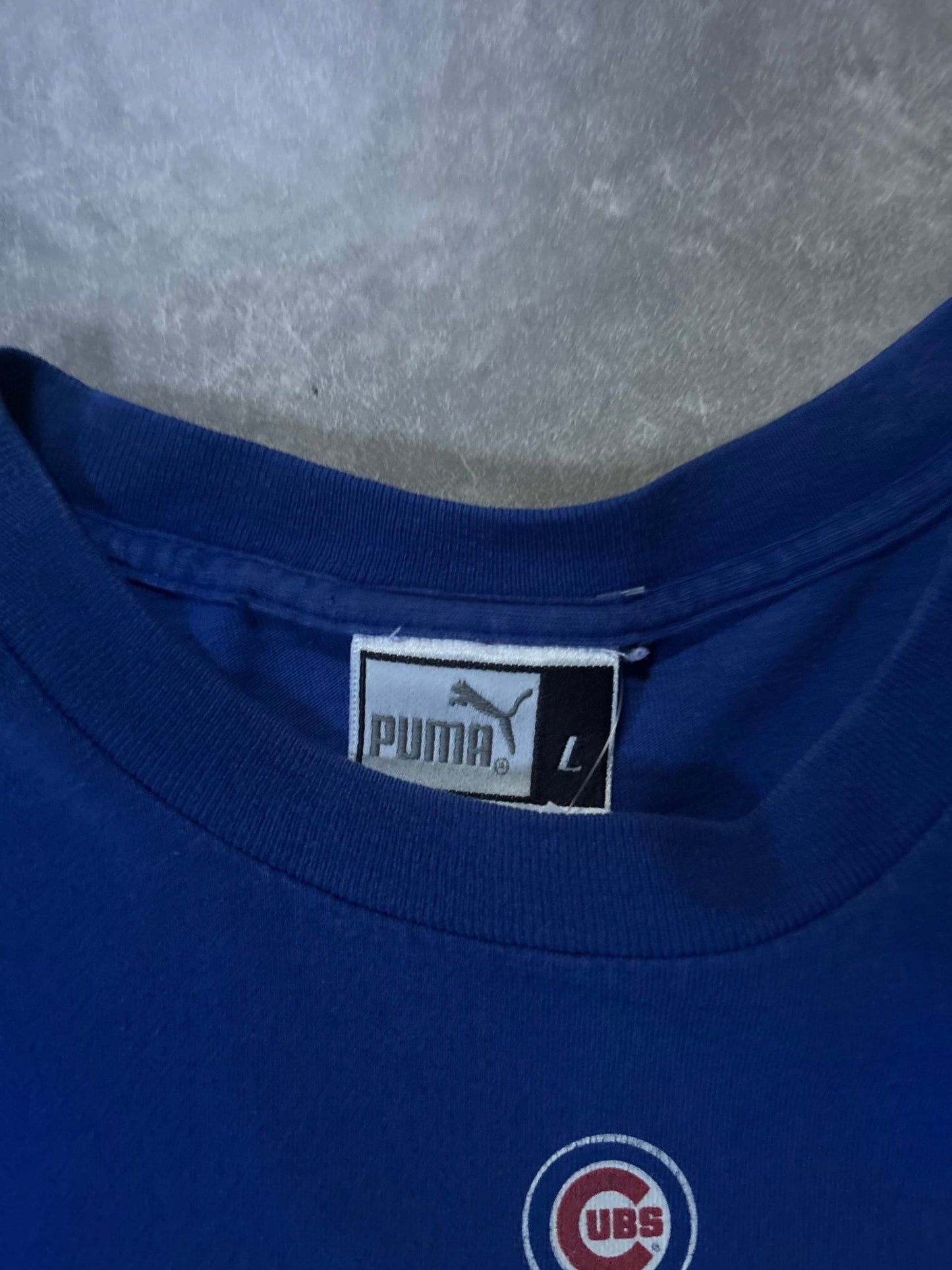 2000's Vintage Chicago Cubs Puma Blue T-Shirt - L - L | Martin City Vintage