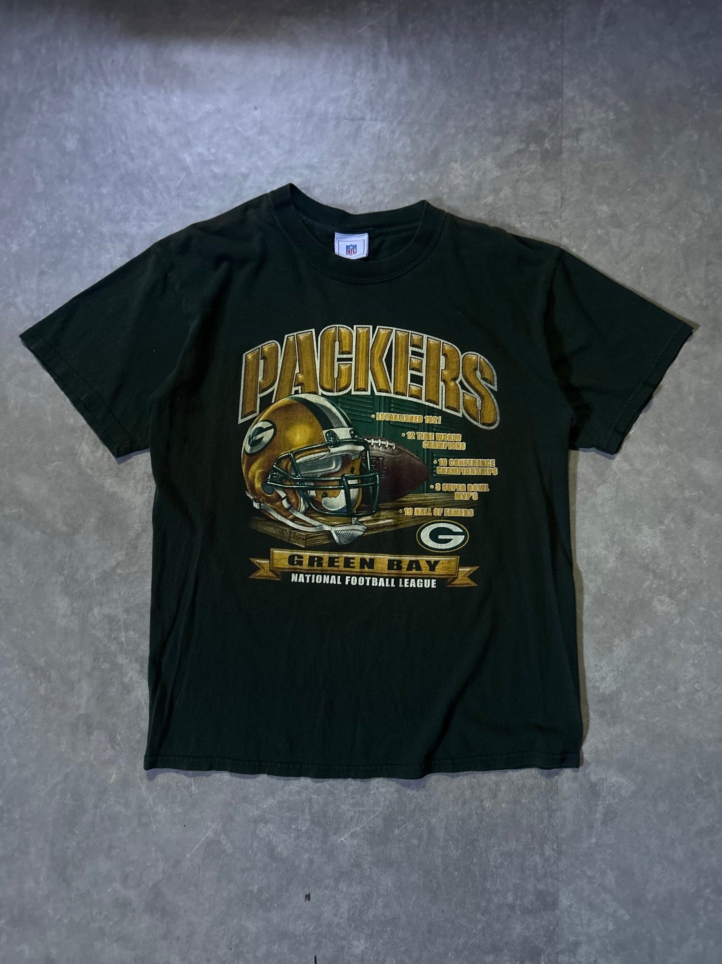 90's Vintage Green Bay Packers NFL Green T-Shirt - L - L | Martin City Vintage