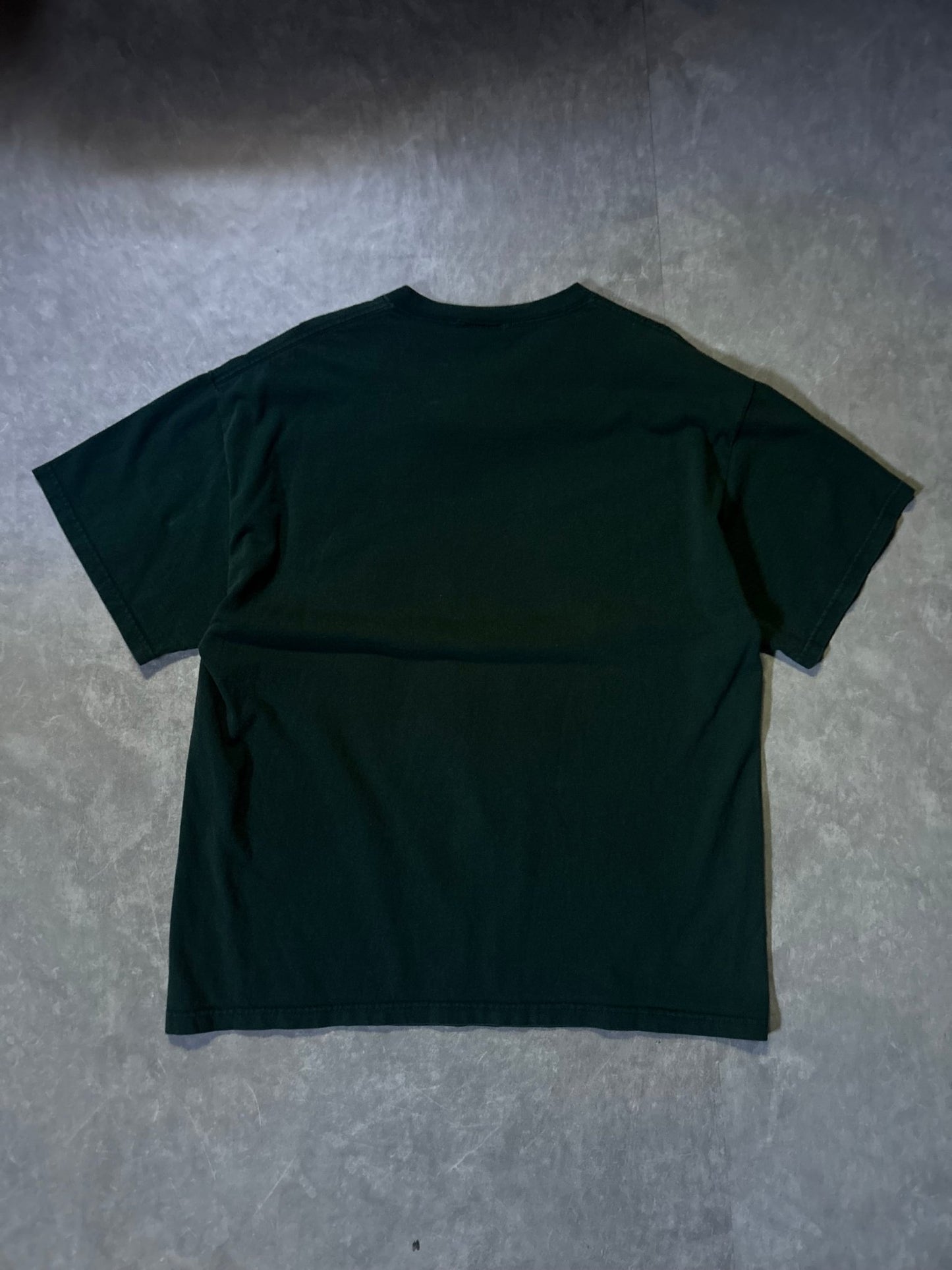 90's Vintage Green Bay Packers Helmet Green T-Shirt - L - L | Martin City Vintage