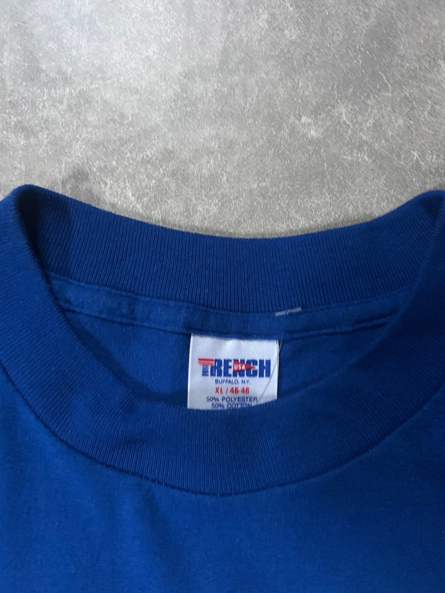 1991 Vintage Kansas Jayhawks Final Four Blue T-Shirt - L - L | Martin City Vintage