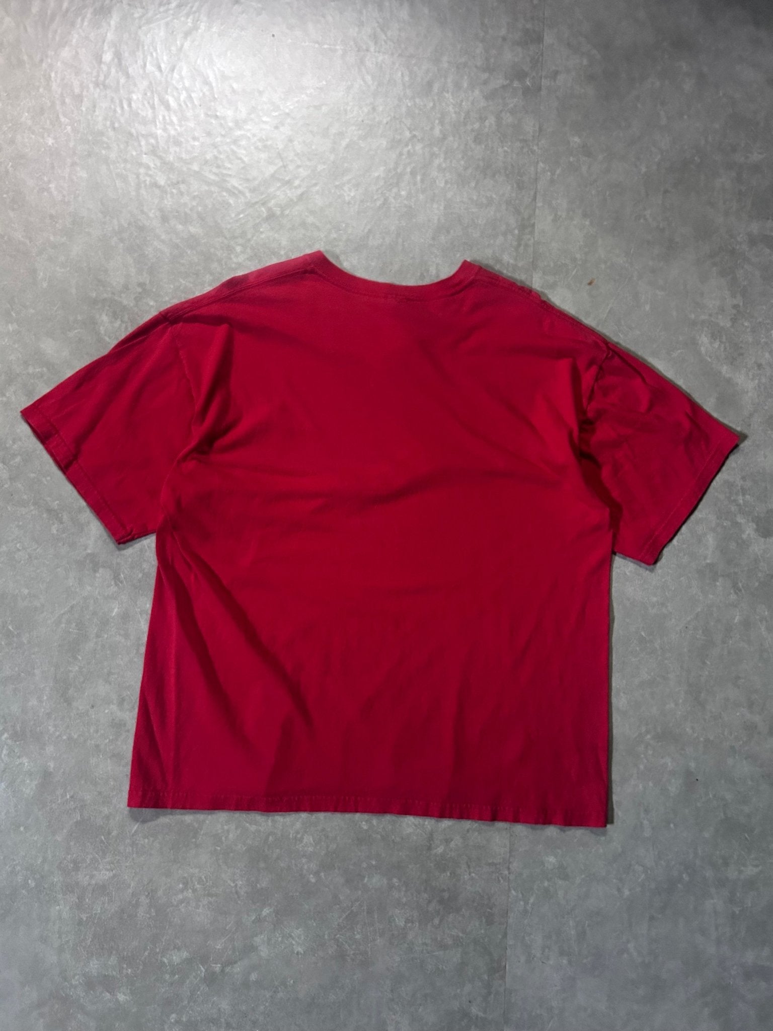 90's Vintage Kansas City Chiefs Script Red T-Shirt - XL - XL | Martin City Vintage