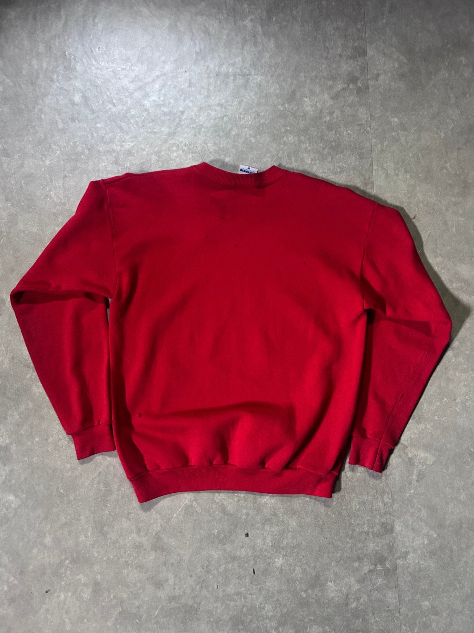 90's Vintage Kansas City Chiefs Big Print Red Crewneck - L - L | Martin City Vintage